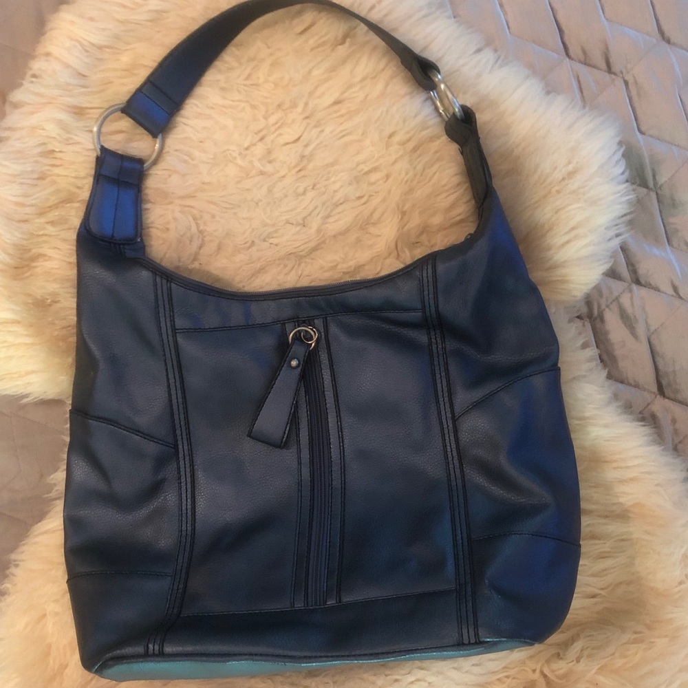 Navy blue tote